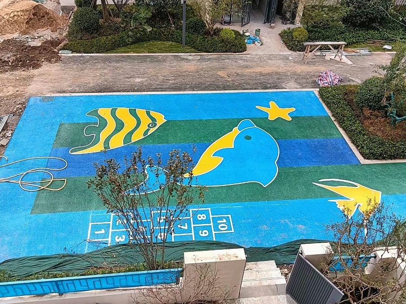 路面改色涂料,防水抗曬不褪色