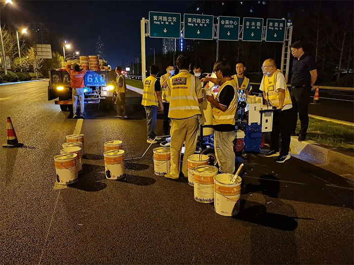 為什么熱熔標(biāo)線施工后干燥慢？