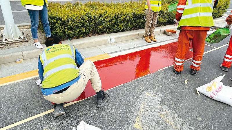 彩色防滑路面在不同路面基礎(chǔ)的使用
