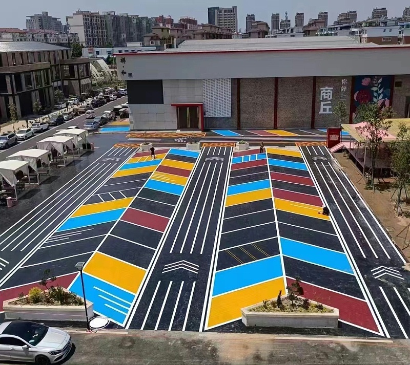 瀝青路面改色涂料,熱熔瀝青路面改色涂料選擇