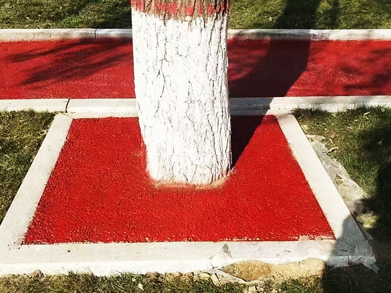 路面改色施工,淺色系路面改色,路面改色施工遮蓋率差