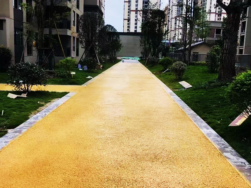 路面改色施工,淺色系路面改色,路面改色施工遮蓋率差