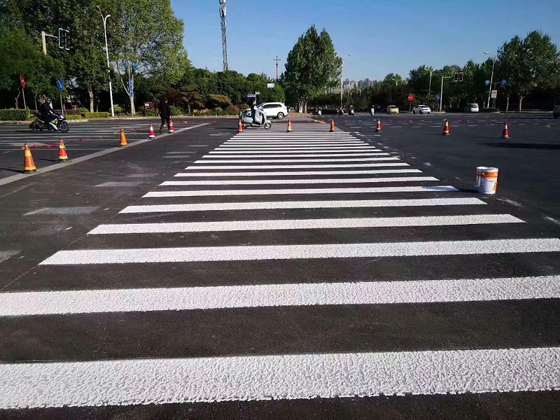 雙組份道路標線,道路標線施工,雙組份道路標線施工