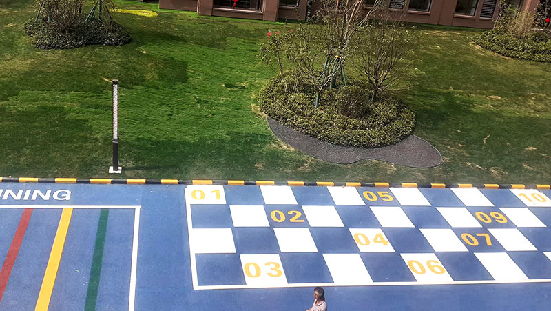 路面改色涂料,路面改色涂料施工,運(yùn)動場地改色